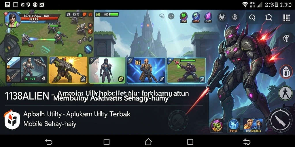 Tampilan antarmuka aplikasi 138ALIEN yang user-friendly dan menarik.