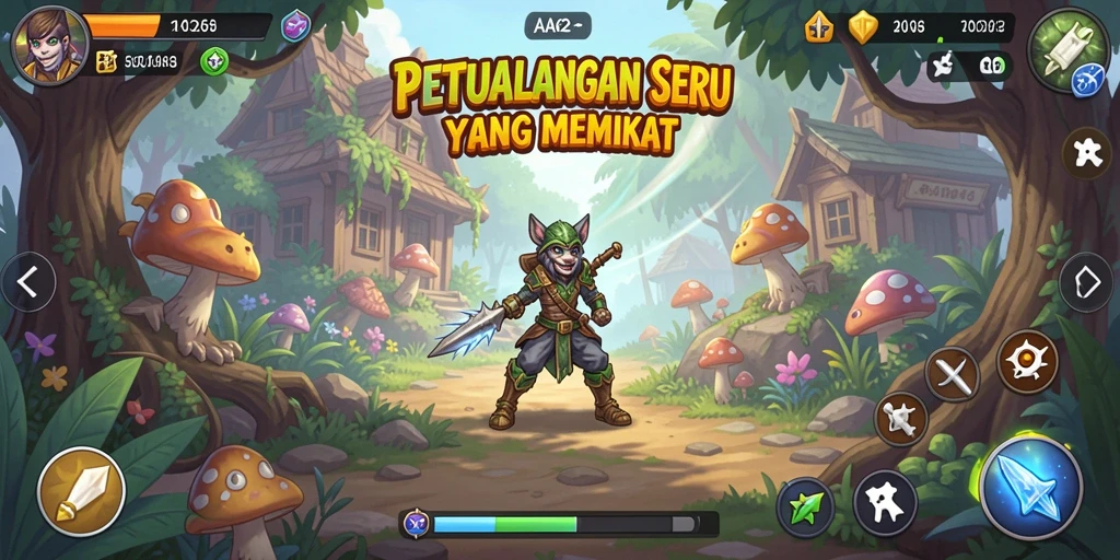 Gameplay AA62 yang penuh eksplorasi dan tantangan seru.