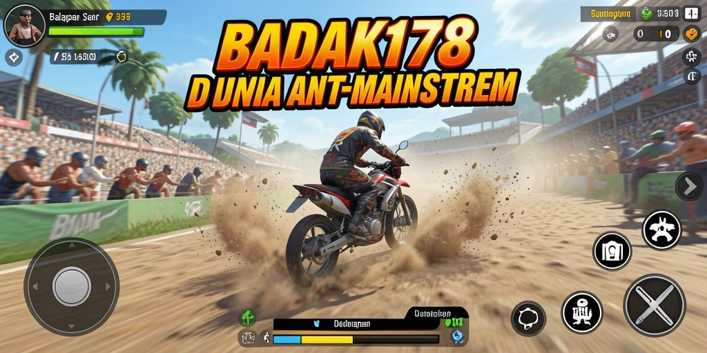 Tampilan gameplay Racing di BADAK178 yang mendebarkan dan menarik.