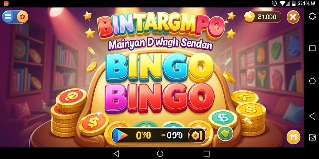 Tampilan gameplay BINTANGMPO yang menarik dan interaktif.