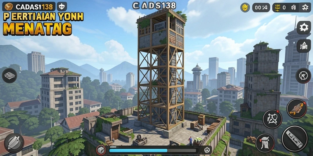 Menampilkan gameplay menara yang mendebarkan dari CADAS138.