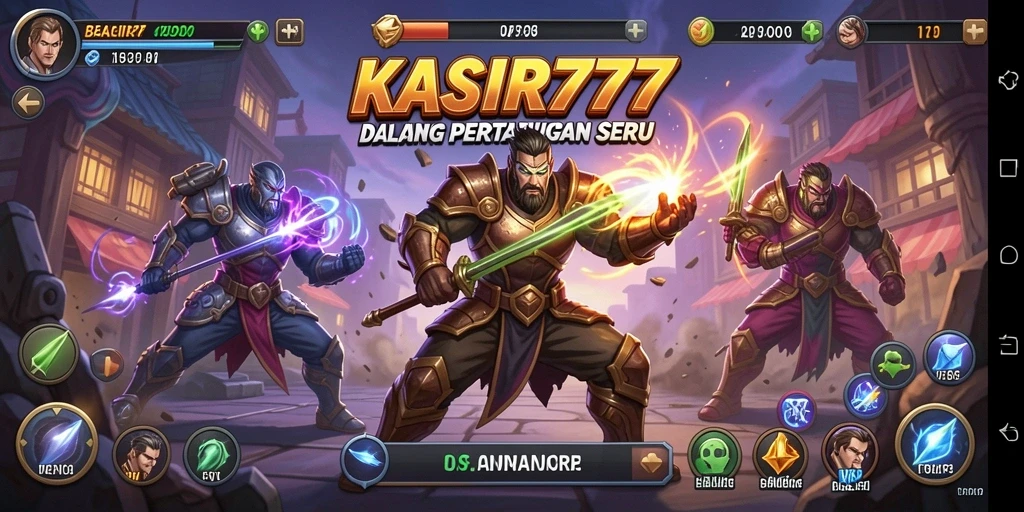 Gameplay seru KASIR777 dalam pertempuran Fighting.