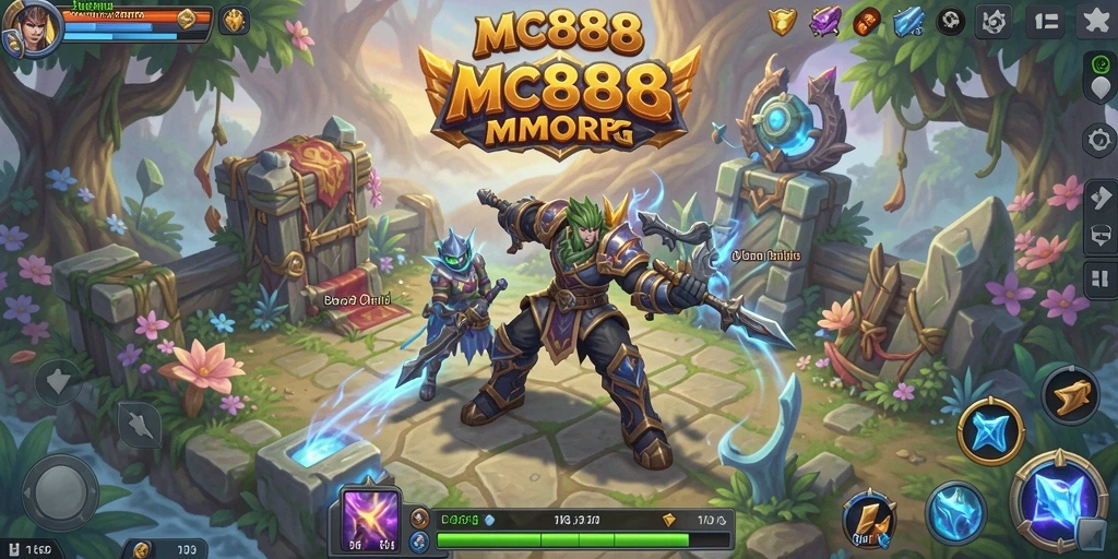 Gameplay seru di dunia MMORPG MC888 dengan grafis menawan.