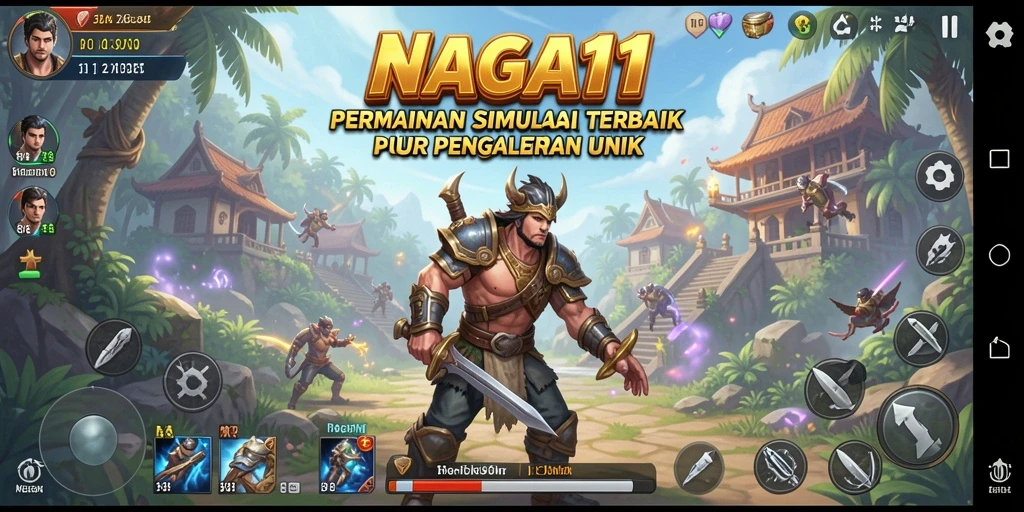Tampilan gameplay NAGA11 yang menarik dan interaktif.