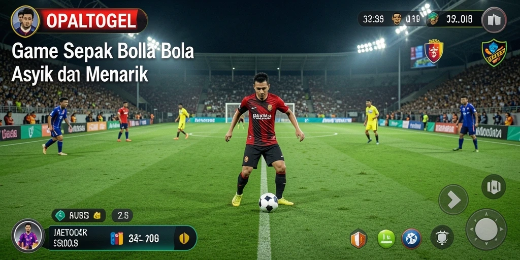 Tangkapan layar permainan <strong>OPALTOGEL</strong> yang menampilkan aksi di lapangan.