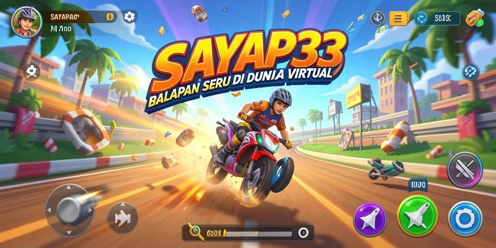 Gameplay balapan seru dengan grafik luar biasa.